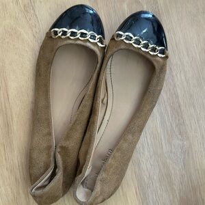 DressBarn Brown and Black Flats